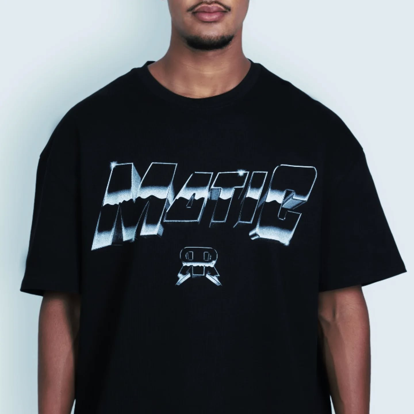 Black Matic RageOff T-shirt Streetwear Cotton Graffiti