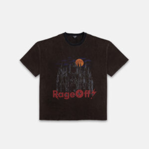 RageOff Secret Society Washed & Distressed Oversized T-Shirt