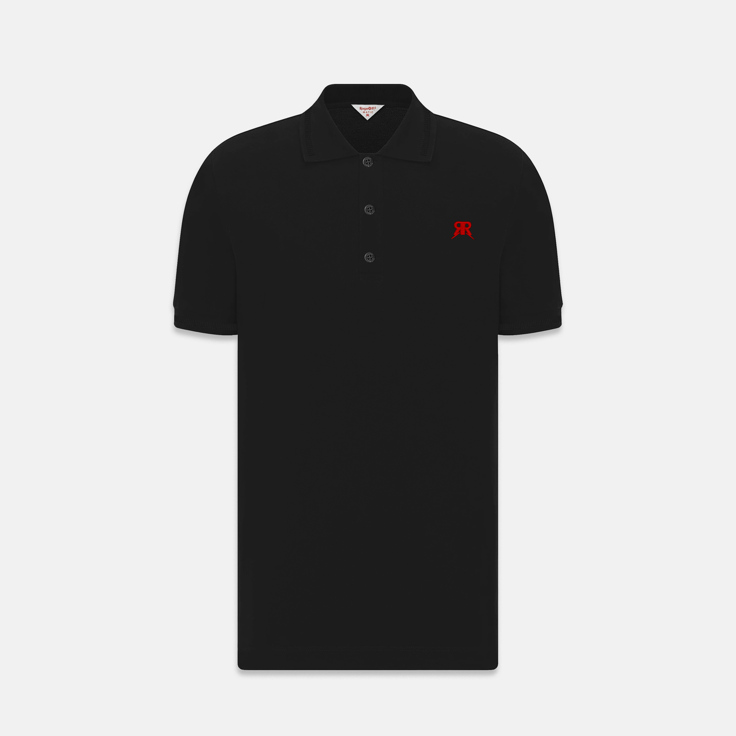 Classic Polo Black T-Shirt - T-Shirts & Poloshirts category Classic Polo Black T-Shirt - Image 1