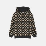 Fire Monogram Black Hoodie