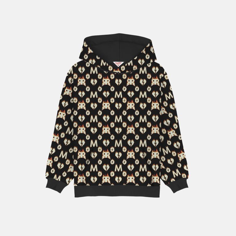 Fire Monogram Black Hoodie - Pre-Order Sweatshirts & Hoodies category