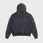 Tie Dye Hoodie with Leather Patches - Image 2