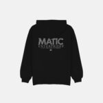 Matic Enterprises Fashion Department Rhinestone Black Hoodie - Image 2