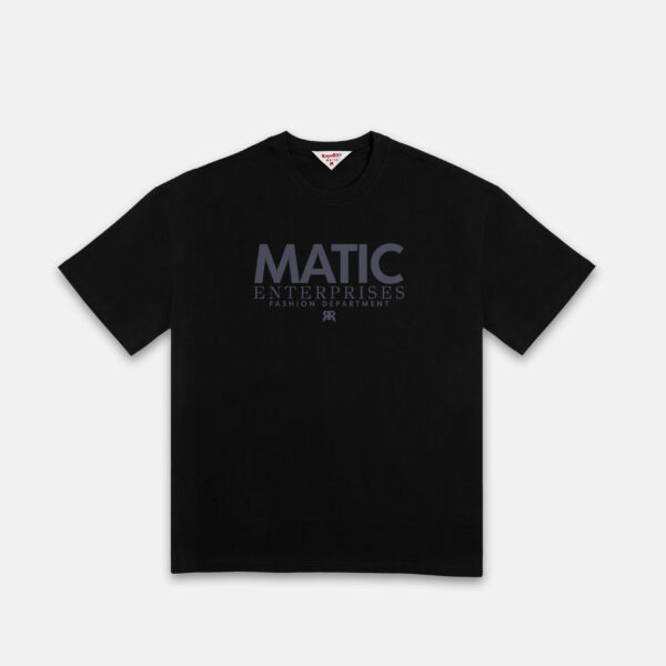 Matic Enterprises Fashion Department Black T-Shirt - Pre-Order T-Shirts & Poloshirts category