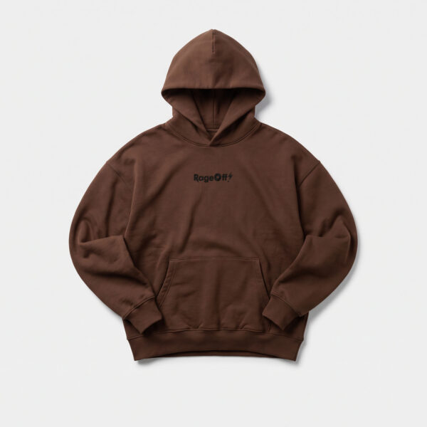 Brown Embroidered Logo Hoodie - Pre-Order Sweatshirts & Hoodies category